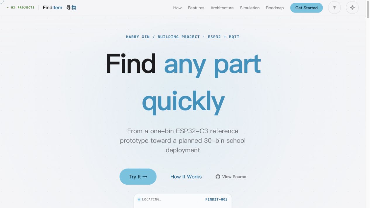 FindItem project preview